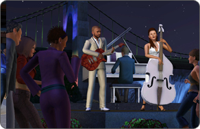 The Sims 3 Late Night - Jazz Band
